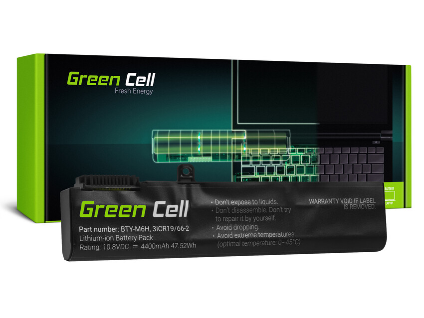 Green Cell baterija BTY-M6H za MSI GE62 GE63 GE72 GE73 GE75 GL62 GL63 GL73 GL65 GL72 GP62 GP63 GP72 GP73 GV62 GV72 PE60 PE70 (MS16)