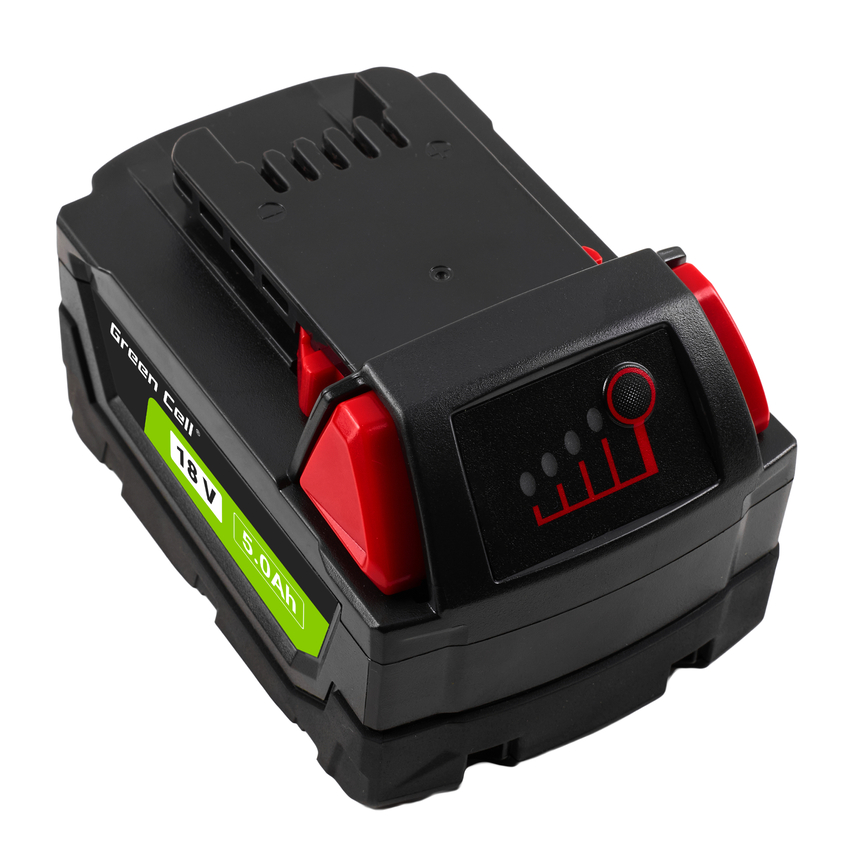 Green Cell baterija za Milwaukee M18 18V 5Ah nadomestna baterija M18 B5 4932430483 (PTML18V5)