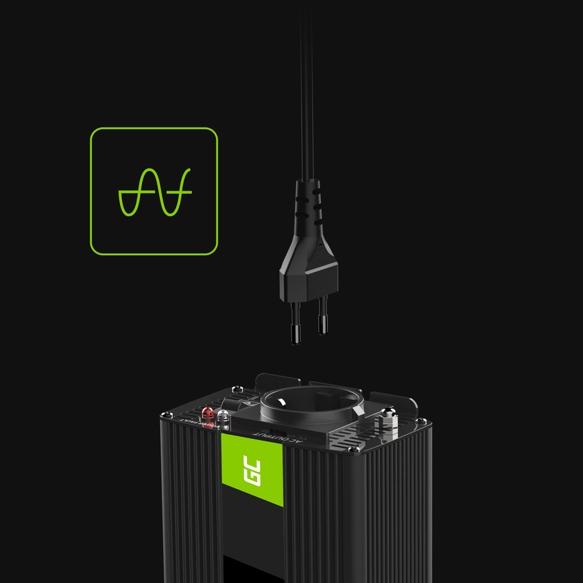 Green Cell Power Inverter 12V to 230V 150W/300W Pure sine wave (INV29)