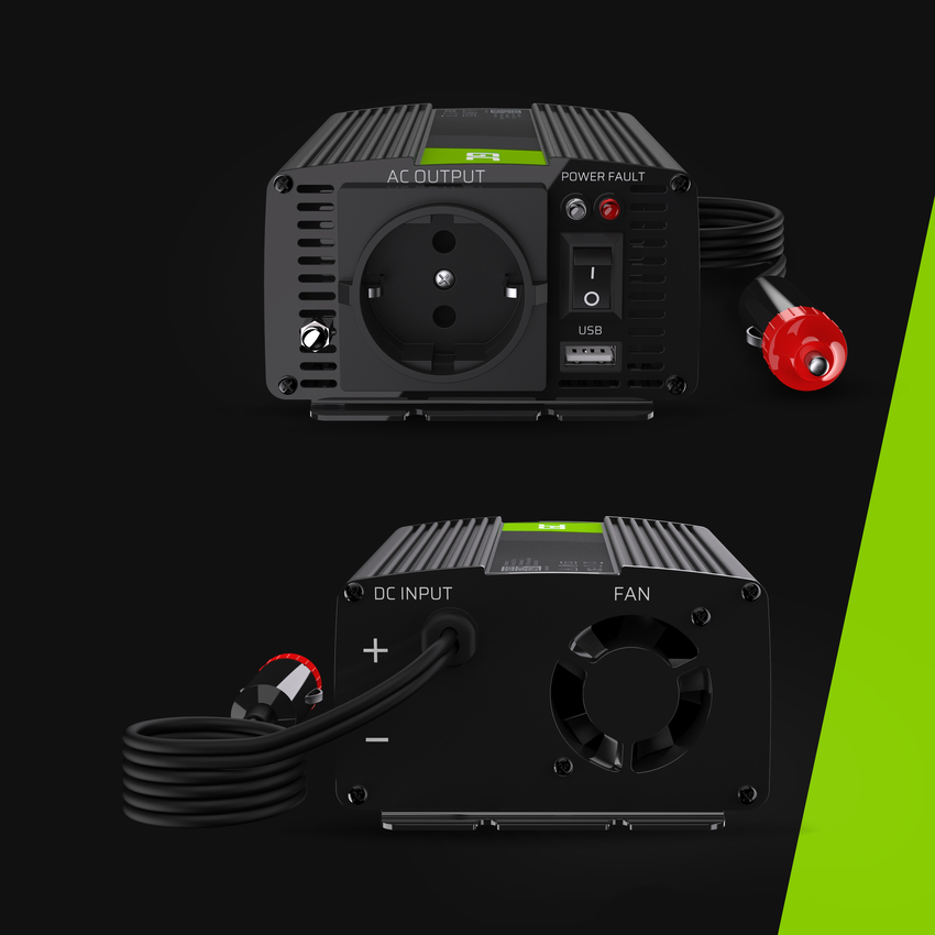 Green Cell Power Inverter 12V to 230V 150W/300W Pure sine wave (INV29)