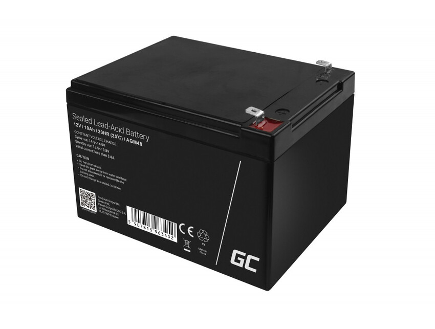 Green Cell AGM VRLA 12V 10Ah baterija za vzdrževanje UPS sistemov (AGM48)